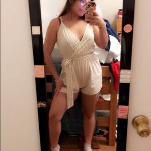 Short Striped Romper